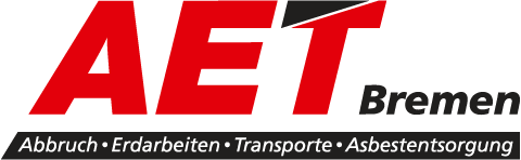 AET-Bremen Logo, Abbruch, Erdarbeiten, Transporte und Asbestentsorgung